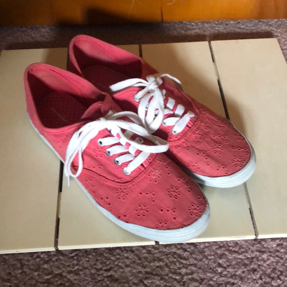 Pink sneakers